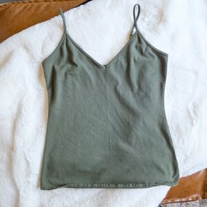3/$20 Old Navy Olive Green Cami – Spaghetti Strap Layering Tank (Size MP)